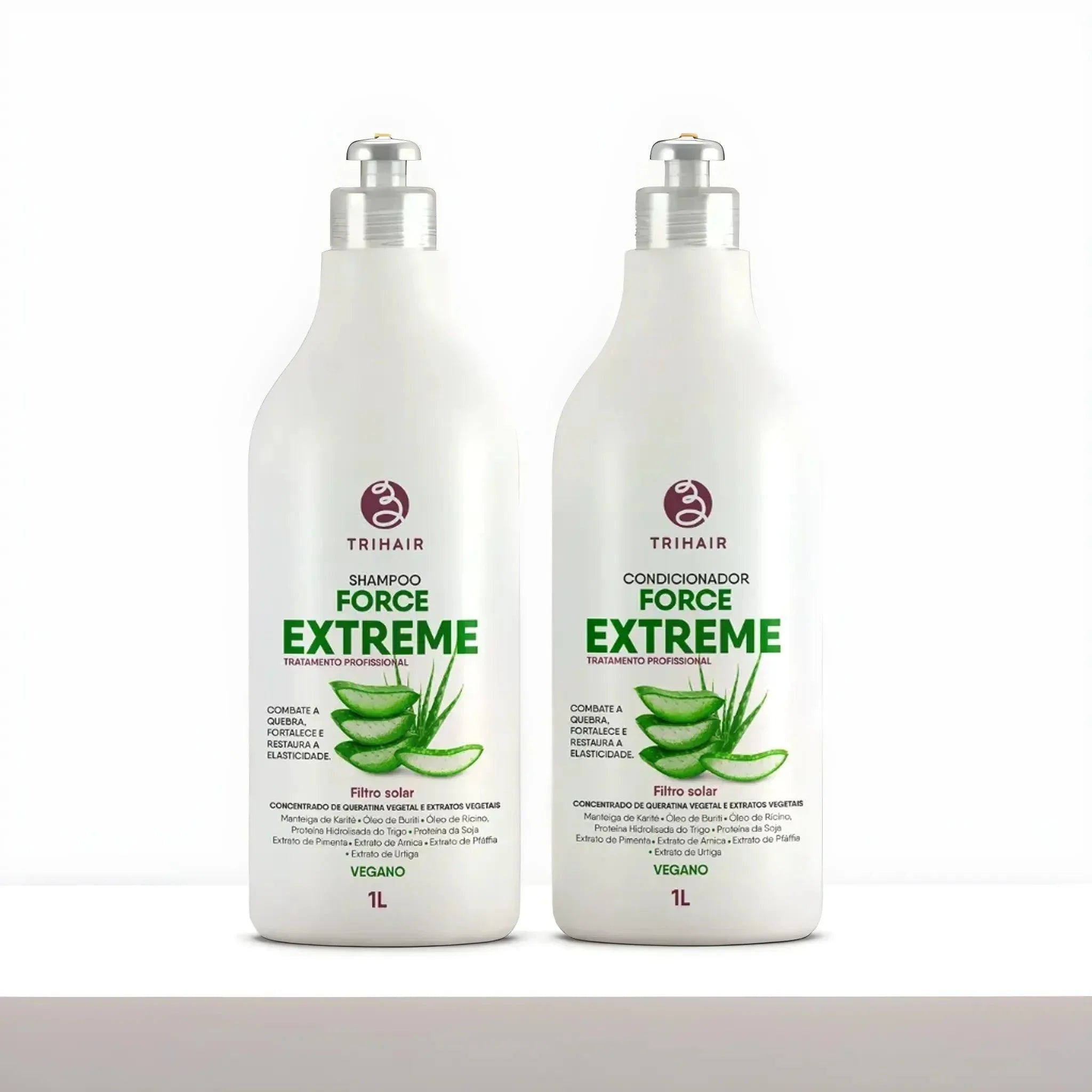 Duo Shampoo + Condicionador - Force Extreme 1L - Trihair Cosméticos